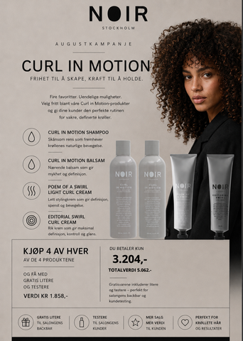 Curl in motion - tilbud på NOIR Curl in motion produkter.